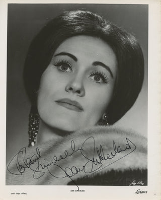 Sutherland, Joan. (1926–2010) Signed Photograph