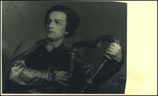 [Wagner, Richard. (1813–1883)] [WAGNERIAN SINGERS] Svanholm, Set. (1904–1964) Signed Photograph in "Tannhauser."