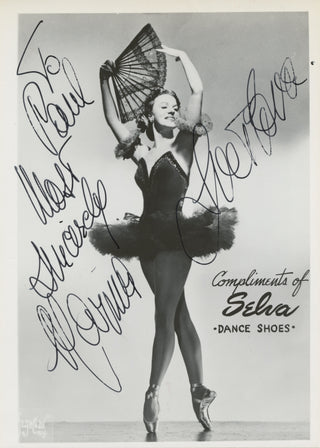 Svetlova, Marina. (1922–2009) Signed Photograph