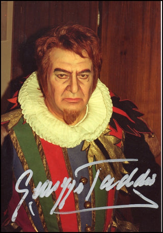 [In Memoriam] Taddei, Giuseppe. (1916 - 2010) Signed Photograph in Rigoletto