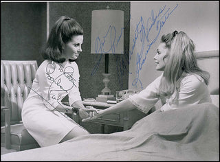 [Film &amp; Theatre] Tate, Sharon. (1943 - 1969) &amp; Parkins, Barbara. (b. 1942) Signed "Valley of the Dolls" Photograph