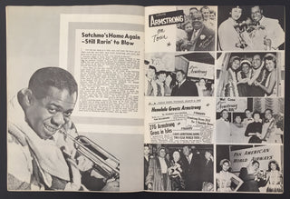 Teagarden, Jack. (1905-1964) & Rollins, Sonny. (b. 1930) & Brubeck, Dave. (1920-2012) & Kenton, Stan. (1911-1979) & Condon, Eddie. (1905-1973) & Armstrong, Louis. (1901-1971) & Herman, Woody. (1913-1987) Group of Jazz Programs and Esquire Magazines