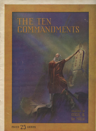 [Ten Commandments] The Ten Commandments - Souvenir Program