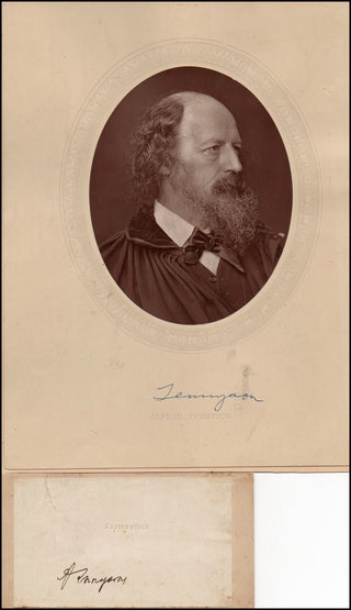 [Literature] Tennyson, Alfred Lord. (1809 - 1892) Autograph Signature