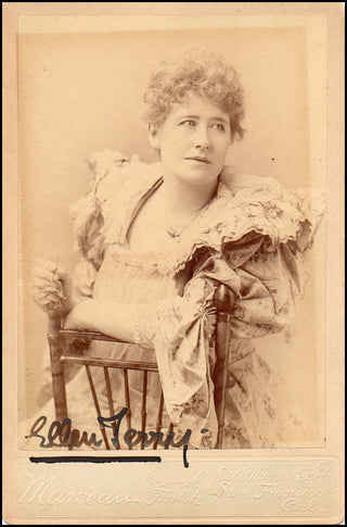 [Film &amp; Theatre] Terry, Ellen. (1847-1928) Signed Cabinet Photograph