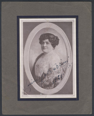 Tetrazzini, Luisa. (1871–1940) Signed Photograph