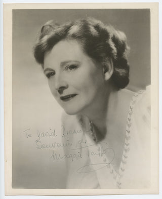 Teyte, Maggie. (1888–1976) [Diamond, David. (1915–2005)] Signed Photograph to David Diamond