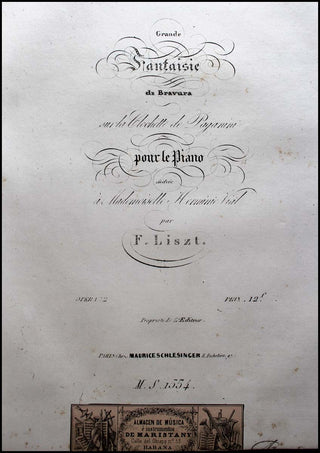 Thalberg, Sigismund. (1812–1871) & Liszt, Franz. (1811–1886) & Prudent, Émile. (1817–1863) Sammelband of First and Early Editions