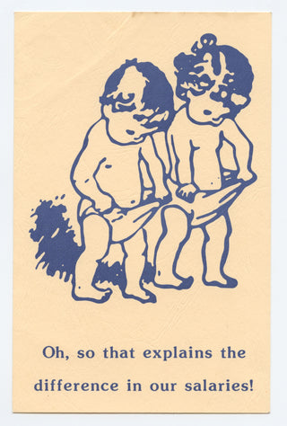 [Gender Equality] The Gender Gap - Novelty Card