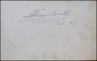 [Film &amp; Theatre] Booth, Langty, Bernhardt, Irving, Terry, Salvini, Modjeska, Geistinger,  Barrymore, Janauschek Autograph Album of 19th Century Theatre