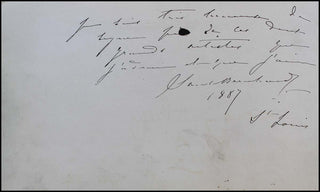 [Film &amp; Theatre] Booth, Langty, Bernhardt, Irving, Terry, Salvini, Modjeska, Geistinger,  Barrymore, Janauschek Autograph Album of 19th Century Theatre