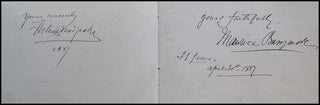 [Film &amp; Theatre] Booth, Langty, Bernhardt, Irving, Terry, Salvini, Modjeska, Geistinger,  Barrymore, Janauschek Autograph Album of 19th Century Theatre