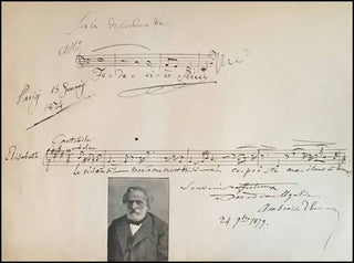 Thomas, Ambroise. (1811-1896) & Ricci, Federico. (1809 - 1877) & Stoltz, Rosina. (1815 - 1903) & Houssaye, Arsène (1814-1896) & Houssaye, Henry. (1848 - 1911) & Fargueil, Anaïs. (1819 - 1856).  [Ugalde, Delphine. (1829 - 1910)]  "Le songe d'une nuit d'été