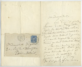 Thomas, Ambroise. (1811–1896) Group of Four Autograph Letters