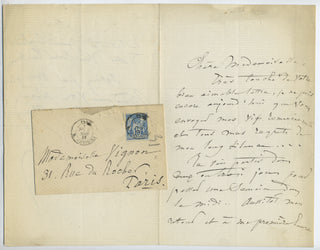 Thomas, Ambroise. (1811–1896) Group of Four Autograph Letters