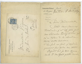 Thomas, Ambroise. (1811–1896) Group of Four Autograph Letters