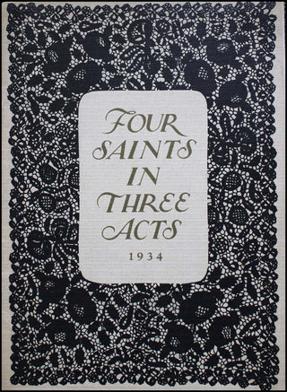 [Thomson, Virgil. (1896-1989)] Four Saints in Three Acts - 1934 New York Program