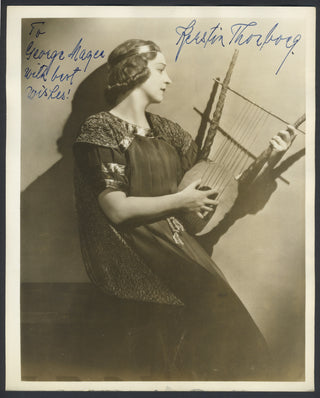 Thorborg, Kerstin. (1896–1970) Signed Photograph