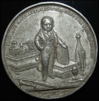 General Tom Thumb [Stratton, Charles Sherwood. (1838 - 1883)] 1844 Tin Barnum Medal