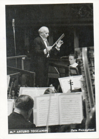 Toscanini, Arturo. (1867–1957) Original Piccagliani Photograph