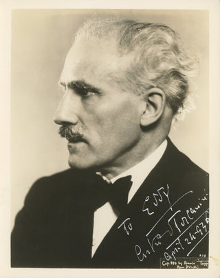 Toscanini, Arturo. (1867–1957) Signed Photograph to the Box Office Treasurer of the New York Philharmonic