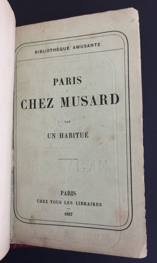 [Toulouse-Lautrec, Henri de. (1864–1901)] [Guibert, Maurice. (1856–1922)] [Musard, Philippe. (1793–1859)] Paris chez Musard - WITH THE ONLY EX-LIBRIS BY TOULOUSE-LAUTREC