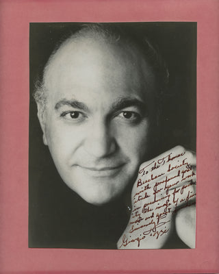 Tozzi, Giorgio. (1923–2011) Signed Photograph to the Thomas Beecham Society