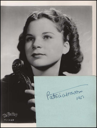 Travers, Patricia. (b.1928) Autograph Signature and Photograph