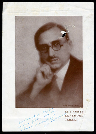 Trillat, Ennemond. (1890-1980) Signed Photograph