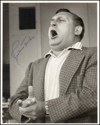 Tucker, Richard. (1913 - 1975) Signed Photograph