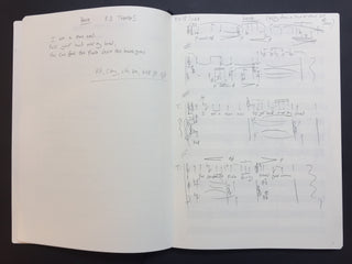 Turnage, Mark-Anthony. (b. 1960) Collection of Autograph Music Sketchbooks