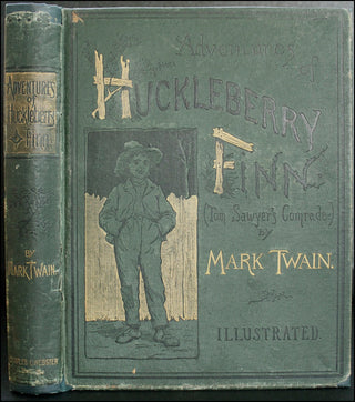 [Literature] Twain, Mark. [Samuel Langhorne Clemens] (1834 - 1910) Adventures of Huckleberry Finn (Tom Sawyer's Comrade)