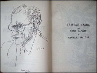 [Dada] Tzara, Tristan. (1896 - 1963) [René Lacôte &amp; Georges Haldas] Tristan Tzara, INSCRIBED