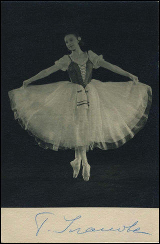 Ulanova, Galina. (1909-1998) Signed Photograph