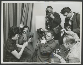 Valente, Caterina. (b. 1931) "Turning the Tables" - Original Press Photograph with Paparazzi