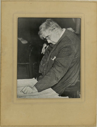 Vaughan Williams, Ralph. (1872 - 1958) [Bell, Ken. (1914-2000)] Original Photograph with Printed Signature