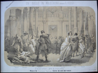 Verdi, Giuseppe. (1813-1901) Un Ballo in Maschera, Melodramma Tragico in Tre Atti [Vocal Score]