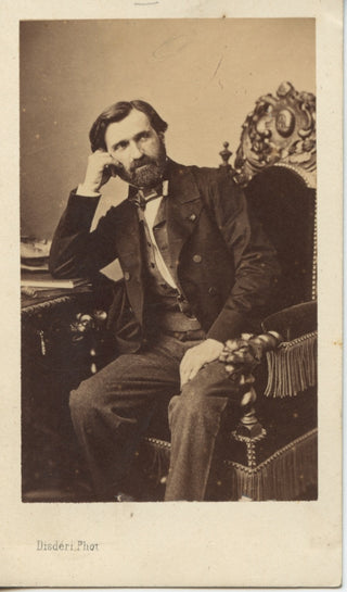 Verdi, Giuseppe.  (1813-1901) Early Original CDV Photograph