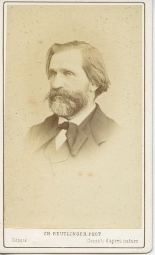 Verdi, Giuseppe.  (1813-1901) Original CDV Photograph