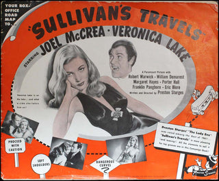 [Hollywood] Lake, Veronica. (1922 - 1973) &amp; Sturges, Preston. (1898 - 1959) Original 1941 Press Book for "Sullivan&apos;s Travels."