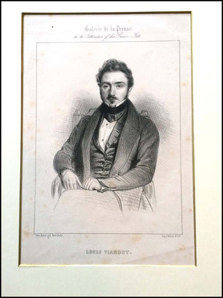 [Viardot, Pauline. (1821-1910)] Viardot, Louis. (1800-1883) [Belliard, Zéphirin-Félix-Jean-Marius (1798-1861)] Portrait Lithograph