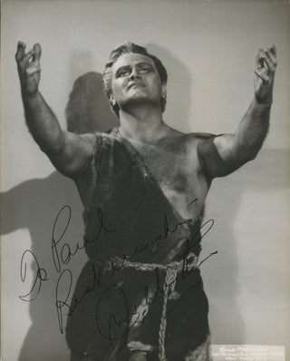 Vickers, Jon. (1926-2015) Signed Photograph as Samson in "Samson et Dalila"