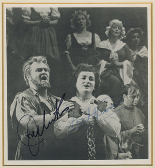 Vickers, Jon. (1926–2015) & Nilsson, Birgit. (1918–2005) Signed Photograph in "Fidelio"