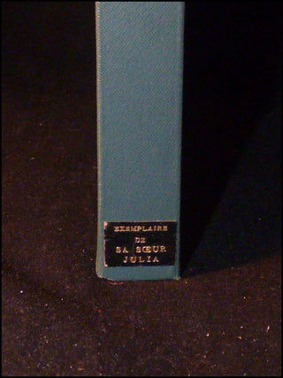 Hugo, Victor. (1802 - 1885)  Religions et religion - INSCRIBED TO HIS SISTER