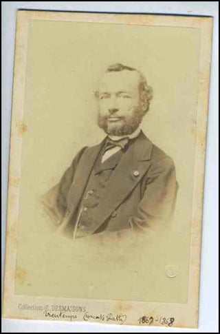 [Violinist] Vieuxtemps, Henri.   (1820-1881) CDV Photograph