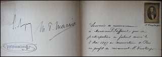 [Vieuxtemps, Henri.   (1820-1881)] Radoux, J. - Théodore.  Vieuxtemps. Sa Vie, Ses Oeuvres. INSCRIBED to Paul Taffanel.