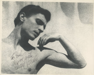 Villella, Edward.  (b. 1936)  [Lindquist, John. (1910–1985)] Unusual Signed Photograph taken at Jacob's Pillow