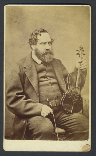 [Violin] Carte de Visite Photograph