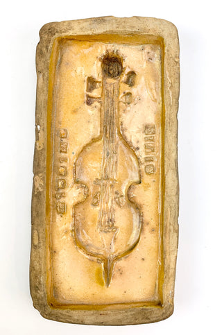 [Cello] French Cello-Shaped Chocolate Mould, ca 1800s