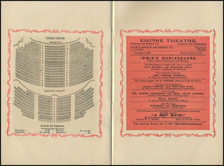 [Hollywood] Fields, W.C. (1880 - 1946) 1899 Debut Juggling Program